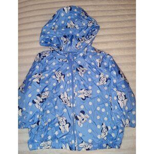 Baby Gap Disney Minnie Mouse Windbreaker Jacket Baby Girls Size 12-18 Months